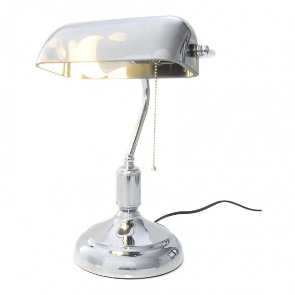 Настольная лампа Lumina Deco Banker LDT 305 CHR Настольная лампа Lumina Deco Banker LDT 305 CHR