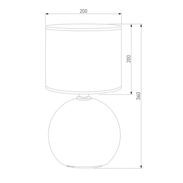 Настольная лампа TK Lighting 5066 Palla Настольная лампа TK Lighting 5066 Palla