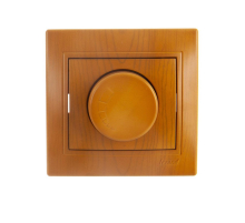 Диммер 500 Вт с фильтром и предохранителем Lezard Mira ольха 701-0701-117