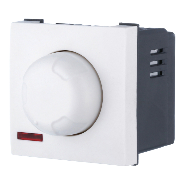 Светорегулятор LK Studio поворотный нажимной 600 Вт (белый) LK45 857204-1