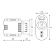 Диммер для светодиодной ленты Gauss LED 12V 216W BT601