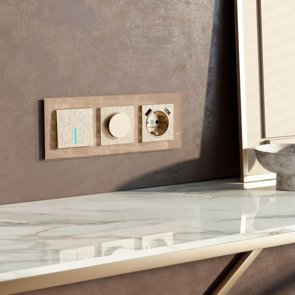 Диммер N Werkel шампань рифленый W1142010 4690389213120