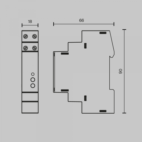 Диммер Maytoni Lighting control 721018 Диммер Maytoni Lighting control 721018