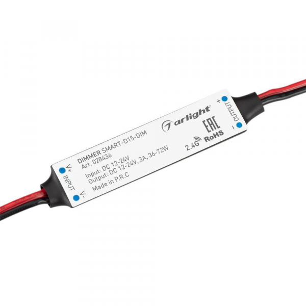 Диммер Arlight Smart-D15-Dim 028436 Диммер Arlight Smart-D15-Dim 028436