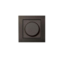 Диммер поворотно-нажимной Liregus Epsilon антрацит 28-1112