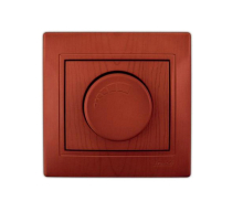 Диммер 500 Вт с фильтром и предохранителем Lezard Mira вишня 701-0601-117