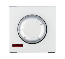 Светорегулятор LK Studio поворотный нажимной 600 Вт (серебристый металлик) LK45 857203-1