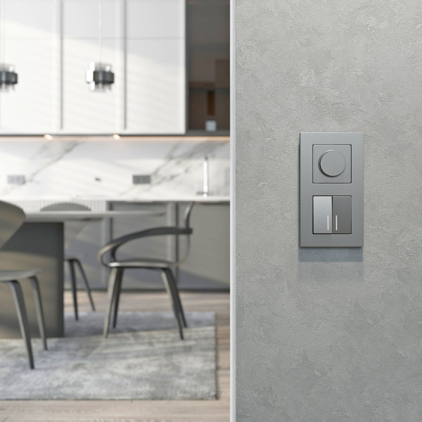 Диммер N Werkel серебряный матовый W1142065 4690389213045