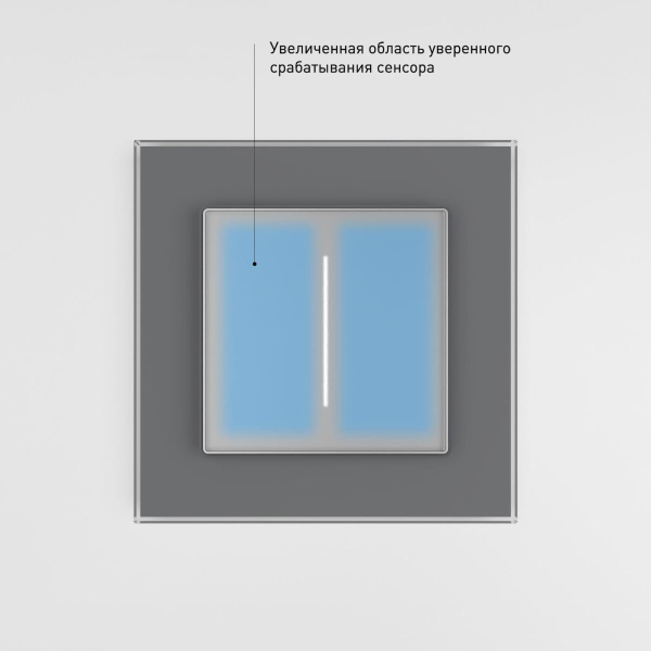 Сенсорный диммер Werkel с подсветкой серебряный W3443106 4690389195440