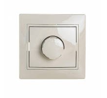 Диммер 500 Вт с фильтром Lezard Mira кремовый сл вставкой 701-0303-116