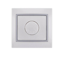 Диммер 1000 Вт Lezard Mira белый с серой вставкой 701-0215-157