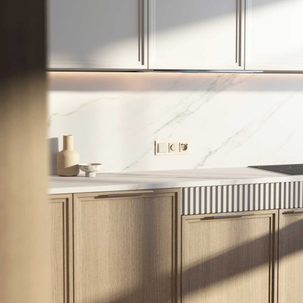 Диммер N Werkel шампань рифленый W1142010 4690389213120