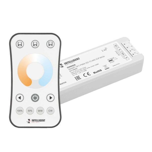 Диммер Arlight Smart-Set-PWM-102-72-Mix-Suf White 036184 Диммер Arlight Smart-Set-PWM-102-72-Mix-Suf White 036184