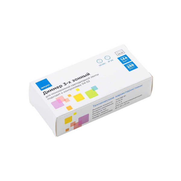 Диммер 3-х зонный Apeyron 12/24V 04-53 Диммер 3-х зонный Apeyron 12/24V 04-53