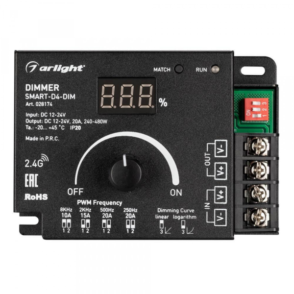 Диммер Arlight Smart-D4-Dim 028174 Диммер Arlight Smart-D4-Dim 028174