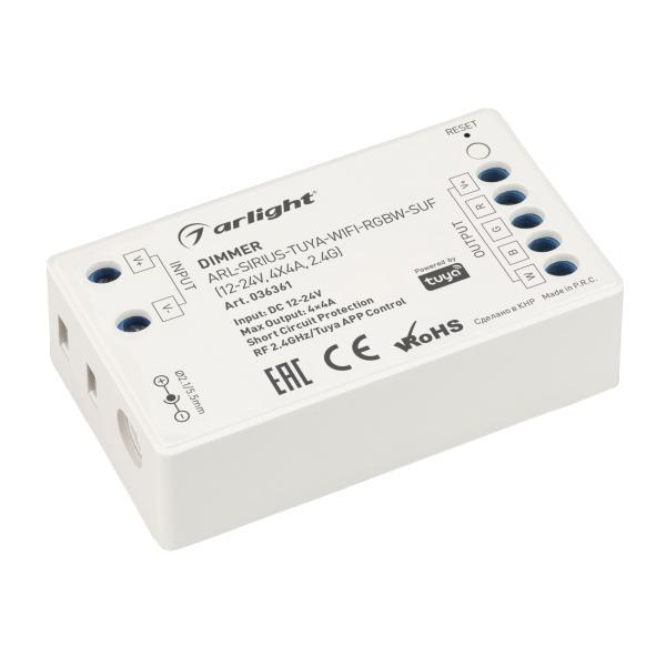 Диммер Arlight ARL-Sirius-Tuya-WiFi-RGB-Suf 036361 Диммер Arlight ARL-Sirius-Tuya-WiFi-RGB-Suf 036361
