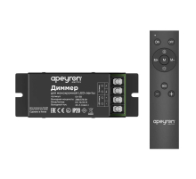 Диммер для монохромной светодиодной ленты Apeyron с пультом 12/24V 04-38
