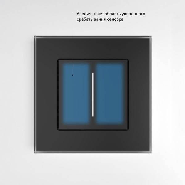 Сенсорный диммер Werkel с подсветкой черный W3443111 4690389195457