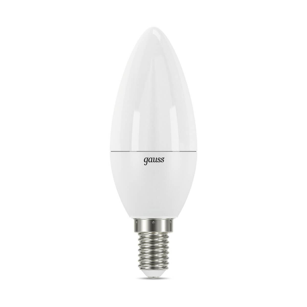 Лампа светодиодная диммируемая Gauss E14 7W 3000K матовая 103101107-S Лампа светодиодная диммируемая Gauss E14 7W 3000K матовая 103101107-S