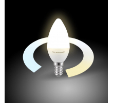 Лампа светодиодная филаментная диммируемая Elektrostandard E14 5W 3300/4200/6500K белая BLE1438 a055924