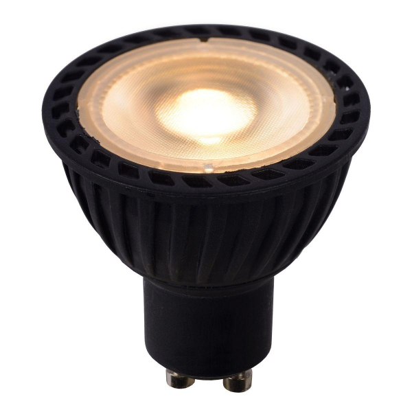 Лампа светодиодная диммируемая Lucide GU10 5W 2200-3000K черная 49009/05/30 Лампа светодиодная диммируемая Lucide GU10 5W 2200-3000K черная 49009/05/30