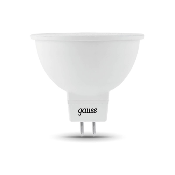 Лампа светодиодная диммируемая Gauss GU5.3 5W 3000K матовая 101505105-D Лампа светодиодная диммируемая Gauss GU5.3 5W 3000K матовая 101505105-D