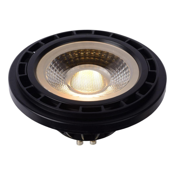 Лампа светодиодная диммируемая Lucide GU10 12W 2200-3000K черная 49041/12/30 Лампа светодиодная диммируемая Lucide GU10 12W 2200-3000K черная 49041/12/30