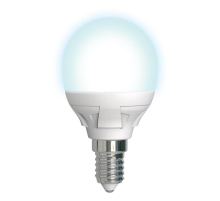 Лампа светодиодная диммируемая Uniel E14 7W 4000K матовая LED-G45 7W/4000K/E14/FR/DIM PLP01WH UL-00004300