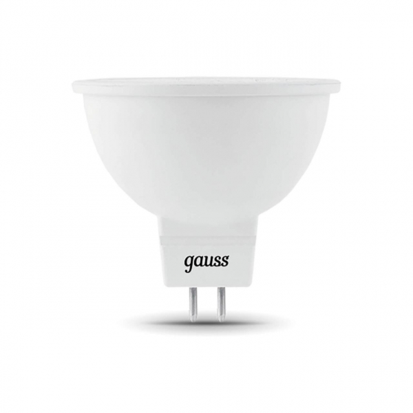 Лампа cветодиодная диммируемая Gauss GU5.3 5W 4100K матовая 101505205-D Лампа cветодиодная диммируемая Gauss GU5.3 5W 4100K матовая 101505205-D