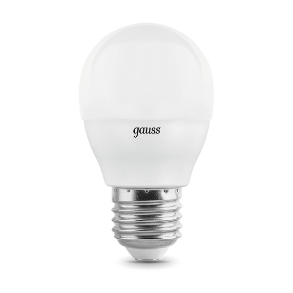 Лампа светодиодная диммируемая Gauss E27 7W 3000K матовая 105102107-S Лампа светодиодная диммируемая Gauss E27 7W 3000K матовая 105102107-S