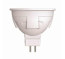 Лампа светодиодная диммируемая Uniel GU5.3 6W 4000K матовая LED-JCDR 6W/NW/GU5.3/FR/DIM PLP01WH UL-00003989