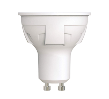 Лампа светодиодная диммируемая Uniel GU10 6W 3000K матовая LED-JCDR 6W/WW/GU10/FR/DIM PLP01WH UL-00003990