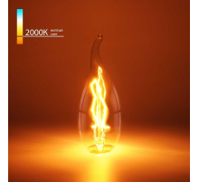 Лампа светодиодная диммируемая Elektrostandard E14 40W 2000K прозрачная a036720