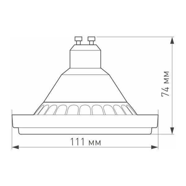 Лампа диммируемая Arlight GU10 15W 3000K AR111-Unit-GU10-15W-Dim 026867 Лампа диммируемая Arlight GU10 15W 3000K AR111-Unit-GU10-15W-Dim 026867