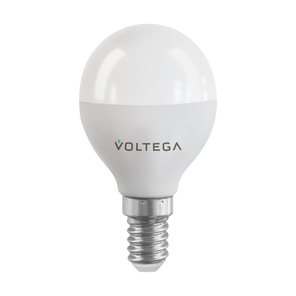 Лампа светодиодная диммируемая Voltega E14 5W 2700К матовая VG-G45E14cct-WIFI-5W 2428 Лампа светодиодная диммируемая Voltega E14 5W 2700К матовая VG-G45E14cct-WIFI-5W 2428