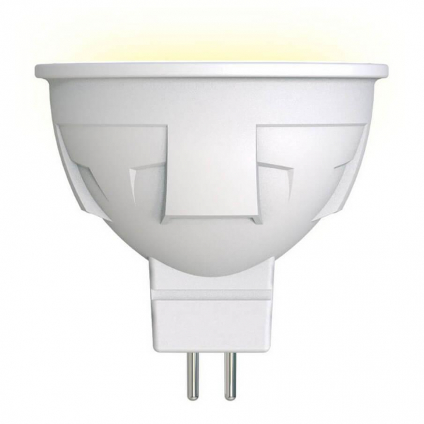 Лампа светодиодная диммируемая Uniel GU5.3 6W 3000K матовая LED-JCDR 6W/WW/GU5.3/FR/DIM PLP01WH UL-00003991 Лампа светодиодная диммируемая Uniel GU5.3 6W 3000K матовая LED-JCDR 6W/WW/GU5.3/FR/DIM PLP01WH UL-00003991
