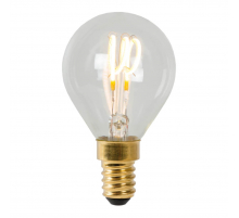 Лампа светодиодная диммируемая Lucide E14 3W 2700K прозрачная 49046/03/60