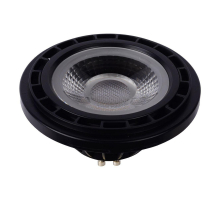 Лампа светодиодная диммируемая Lucide GU10 12W 2200-3000K черная 49041/12/30