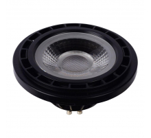 Лампа светодиодная диммируемая Lucide GU10 12W 2200-3000K черная 49041/12/30