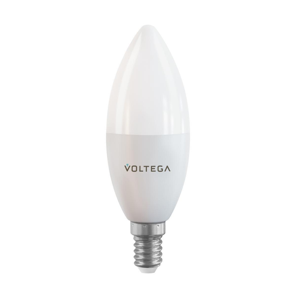Лампа светодиодная диммируемая Voltega E14 5W 2700К матовая VG-C37E14cct-WIFI-5W 2427 Лампа светодиодная диммируемая Voltega E14 5W 2700К матовая VG-C37E14cct-WIFI-5W 2427