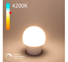 Лампа светодиодная диммируемая Elektrostandard E27 7W 4200K матовая BLE2776 a063766