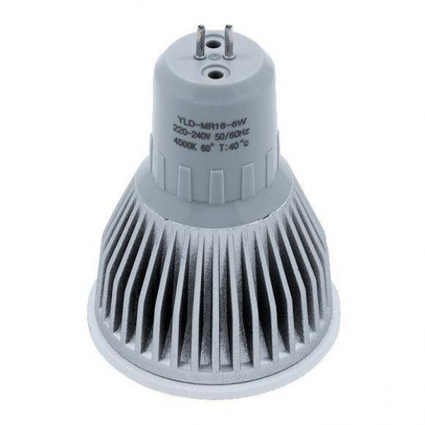 Лампочка светодиодная диммируемая DesignLed GU5.3 6W 3000K прозрачная 002365 Лампочка светодиодная диммируемая DesignLed GU5.3 6W 3000K прозрачная 002365