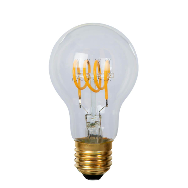Лампа светодиодная диммируемая Lucide E27 5W 2700K прозрачная 49042/05/60 Лампа светодиодная диммируемая Lucide E27 5W 2700K прозрачная 49042/05/60