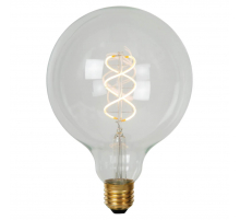 Лампа светодиодная диммируемая Lucide E27 5W 2700K прозрачная 49033/05/60