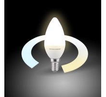 Лампа светодиодная филаментная диммируемая Elektrostandard E14 5W 3300/4200/6500K белая BLE1438 a055924