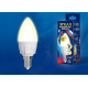 Лампа светодиодная диммируемая Uniel E14 7W 3000K матовая LED-C37 7W/3000K/E14/FR/DIM PLP01WH UL-00004296
