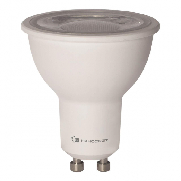 Лампа светодиодная диммируемая Наносвет GU10 6W 2700K прозрачная LH-MR16-D-8/GU10/827 L242 Лампа светодиодная диммируемая Наносвет GU10 6W 2700K прозрачная LH-MR16-D-8/GU10/827 L242
