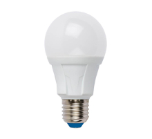 Лампа светодиодная диммируемая Uniel E27 10W 6500K матовая LED-A60 10W/6500K/E27/FR/DIM PLP01WH UL-00004285