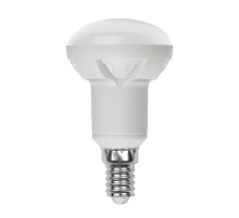 Лампа светодиодная диммируемая Uniel E14 6W 3000K рефлектор матовая LED-R50-6W/WW/E14/FR/DIM 08706