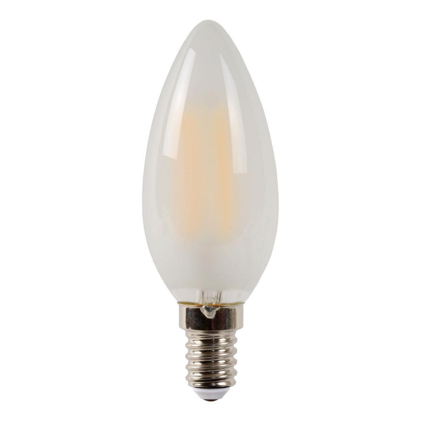 Лампа светодиодная диммируемая Lucide E14 4W 2700K матовая 49023/04/67 Лампа светодиодная диммируемая Lucide E14 4W 2700K матовая 49023/04/67
